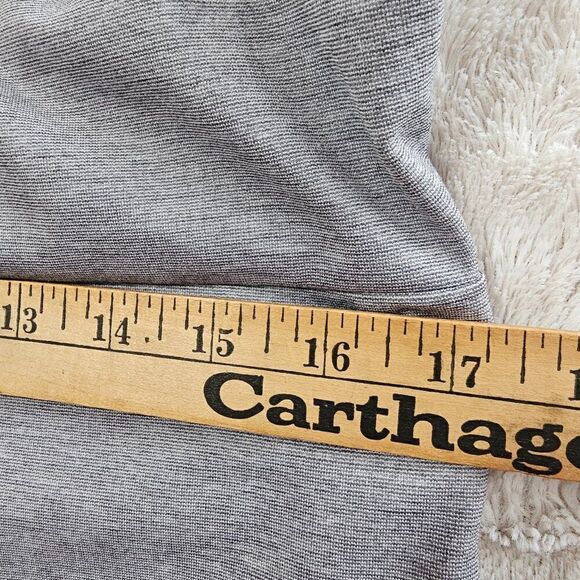 EUC LIKE NEW OLD NAVY GREY FLUTTER SLEEVES MIDI DRESS SIZE LARGE - Picture 15 of 16